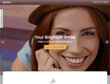 Tablet Screenshot of mainstfamilydentistry.com
